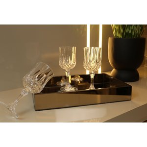 Bandeja em Vidro Bronze 4mm 20x30 Parede Dupla Revestida com Eva.