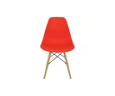 Ver imagem 4 de Kit 4 Cadeiras Charles Eames Eiffel Vermelha Base Madeira Sala Cozinha Jantar - Bering