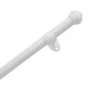 Ver imagem 1 de Kit Varão Bella Arte Pratiko Basic com Suporte de Madeira 2,00mx19mm Branco