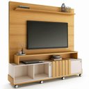 Ver imagem 2 de Estante Painel para Tv 65 Pol com Rodízios Cloud B01 Cinamomo Off White - Lyam Decor