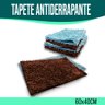 Tapete Banheiro Bolinha Microfibra Antiderrapante Tabaco 40x60cm - 2