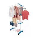Ver imagem 2 de Varal de Chão 3 Andares Varal de Roupa Portátil Dobrável