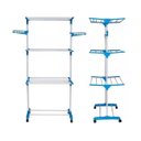 Ver imagem 1 de Varal de Chão 3 Andares Varal de Roupa Portátil Dobrável