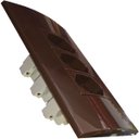 Ver imagem 2 de Conjunto 4x2 Linha Marrom Sleek Alto brilho MarGirius 4x2" 3 tomada 2P+T 20 A