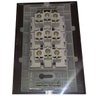Conjunto 4x2 Linha Marrom Sleek Alto brilho MarGirius 4x2" 3 tomada 2P+T 20 A - 3