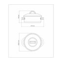 Ver imagem 5 de Caçarola Tramontina Solar Rasa em Aço Inox Fundo Triplo com Tampa e Alças 20 cm 2,9 L