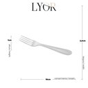 Ver imagem 7 de Conjunto 6 Garfos para Mesa de Aço Inox Gastro 19cm - Lyor