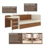Quarto Infantil Cama de Solteiro 3 em 1 e Cômoda 10 Gavetas em Mdf Premium Helena e Alice - 7
