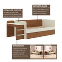 Ver mais imagens de Quarto Infantil Cama de Solteiro 3 em 1 e Cômoda 10 Gavetas em MDF Premium Helena e Alice Bege/Off White/Castanho