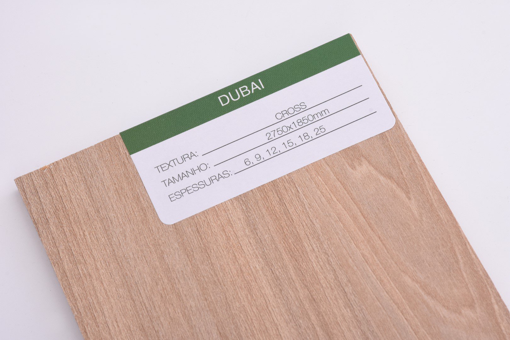 MDF Dubai Cross 2F 2,750 Braspan 18mm 610mm - 2