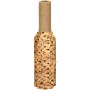 Ver imagem 1 de Vaso Decorativo de Fibra Natural e Metal 61x15x15cm Enfeite Sala Mesa Estante
