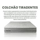 Ver imagem 4 de Colchão Tiradentes Casal Molas Superpocket no Turn 138x188cm