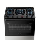 Ver imagem 5 de Fogão a Gás Mesa de Vidro Limpa Esmaltec Ideal Master Glass T5vfi Inox 5 Bocas Bivolt