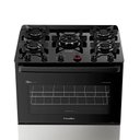 Ver imagem 6 de Fogão a Gás Mesa de Vidro Limpa Esmaltec Ideal Master Glass T5vfi Inox 5 Bocas Bivolt