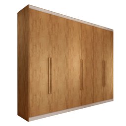 Guarda-roupa Casal Madalena 6 Portas 4 Gavetas 100% Mdf - Panorama Móveis - 2