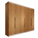 Ver imagem 3 de Guarda-roupa Casal Madalena 6 Portas 4 Gavetas 100% Mdf - Panorama Móveis