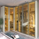 Ver imagem 1 de Guarda Roupa Modulado 02 Innova Reflecta 6 Portas Off White - Gelius
