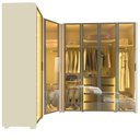 Ver imagem 4 de Guarda Roupa Modulado 02 Innova Reflecta 6 Portas Off White - Gelius