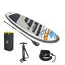 Prancha de Stand Up Inflável White Cap com Remo + Bomba de Ar e Bolsa Bestway - 1