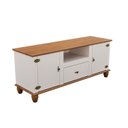Ver imagem 2 de Rack para Tv 55 Polegadas com Pés Madeira Maciça 100% Mdf 2 Portas 1 Gaveta 150cm Tampo Base Joy