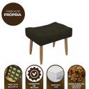 Ver imagem 6 de Puff Decorativo Quarto e Sala de Estar Suede Light Herrero:Marrom