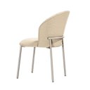 Ver mais imagens de Conjunto Mesa de Jantar Kalina 6 Cadeiras Aço Carbono Estofadas Kalyx Canella/Linho Cru