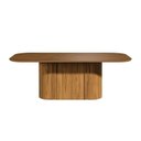Ver imagem 5 de Conjunto Mesa de Jantar Kalina 6 Cadeiras Aço Carbono Estofadas Kalyx Canella/Linho Cru