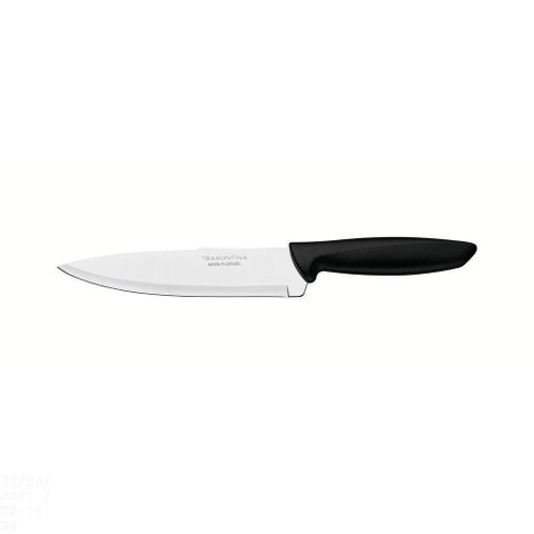 Faca Chef Tramontina Plenus com Lâmina em Aço Inox e Cabo de Polipropileno Preto 7" Tramontina