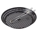 Ver imagem 1 de Panela Grill para Churrasqueira em Inox Preto 54.5 cm - Mimo Style - AH20302