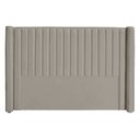 Ver imagem 1 de Cabeceira Ripada Estofada para Cama Box Casal King 1.95 - Suede - Sv Decor:bege