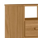 Ver imagem 5 de Mesa de Cabeceira para Quarto 2 Gavetas Kit 2 Ares M07 Freijó - Mpozenato