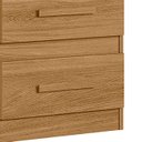 Ver imagem 6 de Mesa de Cabeceira para Quarto 2 Gavetas Kit 2 Ares M07 Freijó - Mpozenato