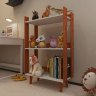 Nicho Organizador de Brinquedos para Quarto Infantil ou Brinquedoteca - Nature com Branco - 1