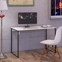 Ver imagem 4 de Escrivaninha De Escritório Estilo Industrial ClickForte Mesa Para Escritório Estilo Industrial Branc