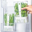 Ver imagem 2 de Kit Organizador de Geladeira Clear Fresh 4 Peças Transparente ou