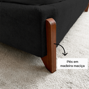 Ver imagem 3 de Base Cama Box Queen Size 168cm Orgânica Thor Bouclê:preto