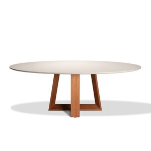 Mesa de Jantar Tóquio Oval 04 Lugar
