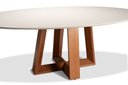 Ver imagem 3 de Mesa de Jantar Tóquio Oval 04 Lugar