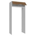 Ver imagem 7 de Porta-geladeira 103 Cm 1 Porta Basculante Branco/rustic Stella Madesa