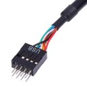 Ver imagem 5 de Kit C/ 10 Adaptador Conversor Usb 3.0 Fêmea P/ Usb 2.0 Macho P/ Placa Mãe Gabinete