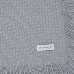Manta / Colcha In Design com Franja Buddemeyer Cinza 1277 King 2,30 X 2,80 - 3