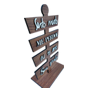 Ver imagem 3 de Placa Decorativa Oponopono em Mdf Amadeirado