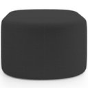 Ver imagem 3 de Puff Decorativo Orgânico para Living Quarto 70cm Doha W01 Bouclê Preto - Lyam Decor