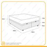 Cama Box Baú + Colchão de Solteiro Ortobom D45 Iso 150 88x188x60cm - 6