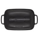 Ver imagem 4 de TRAVESSA RETANGULAR LE CREUSET LORD VOLDEMORT HARRY POTTER C/ TAMPA MATTE BLACK 81023250000051