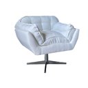 Ver imagem 1 de Poltrona Diamond Luxo Veludo Cinza Escuro - In9 Decor