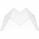 Ver imagem 7 de Organizador de Armário Suporte de Prato Vertical Branco Arm