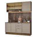 Ver imagem 2 de Armário de Cozinha Compacta 180 Cm Rustic/crema Vik Madesa 04
