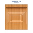 Ver mais imagens de Rack Ananda com Painel Aloe TV até 75 Polegadas Tampo Madeira Maciça CabeCasa Madeira Originals