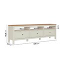 Ver imagem 4 de Rack Ananda com Painel Aloe TV até 75 Polegadas Tampo Madeira Maciça CabeCasa MadeiraOriginals